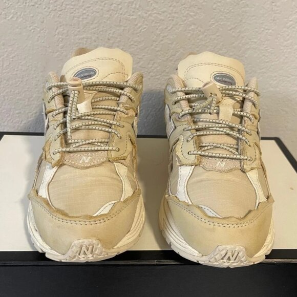 New Balance 2002R Protection Pack Sandstone M2002RDQ Beige Sneakers Men's 5 D - Picture 1 of 9